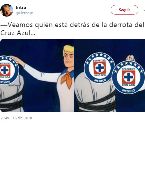 Memes del Cruz Azul vs. América de la Final de Vuelta del Apertura 2018