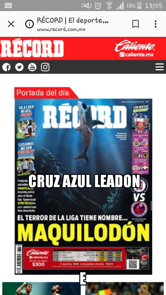 Memes del Cruz Azul vs. América de la Final de Vuelta del Apertura 2018