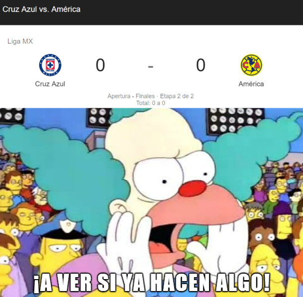 Memes del Cruz Azul vs. América de la Final de Vuelta del Apertura 2018