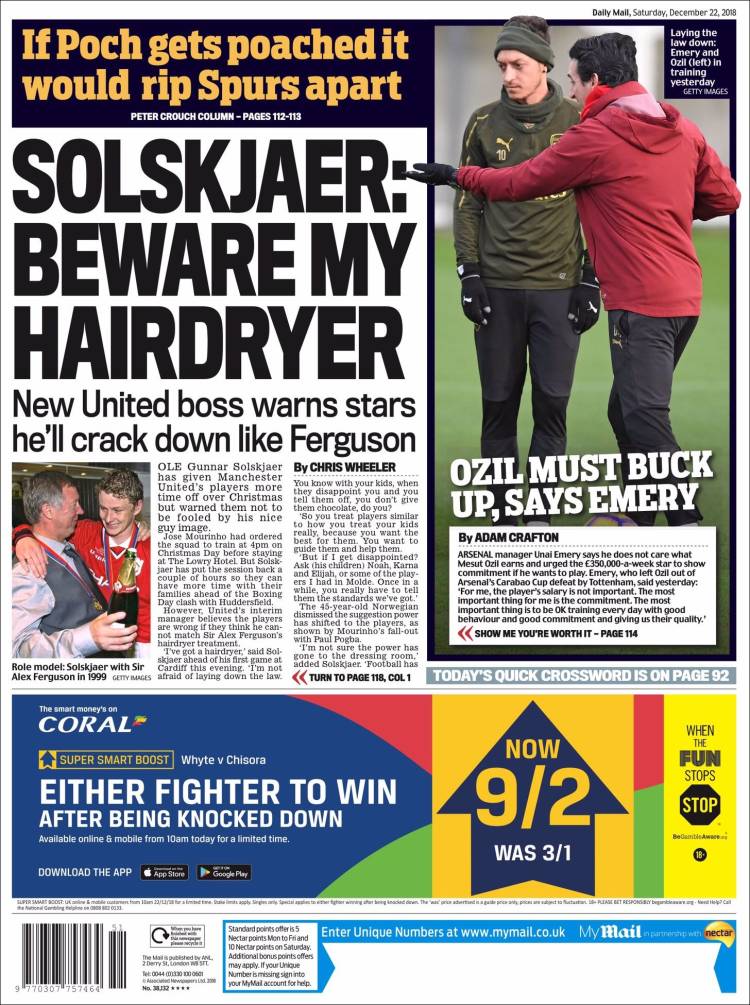 Daily Mail Inglaterra | El Papelón (22/12/2018)