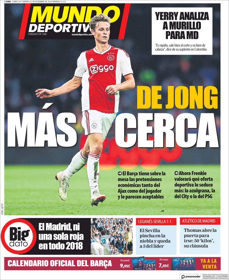 Las mejores portadas deportivas a lo largo y ancho del mundo en El Papelón.