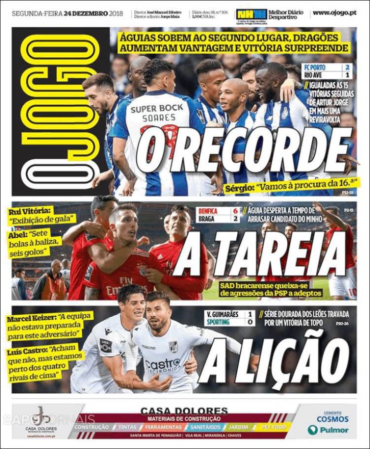 Las mejores portadas deportivas a lo largo y ancho del mundo en El Papelón.