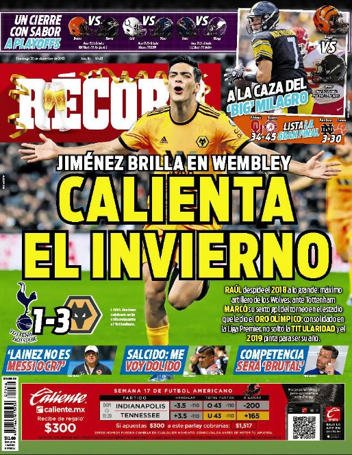 Las portadas del mundo deportivo en este 30 de diciembre de 2018