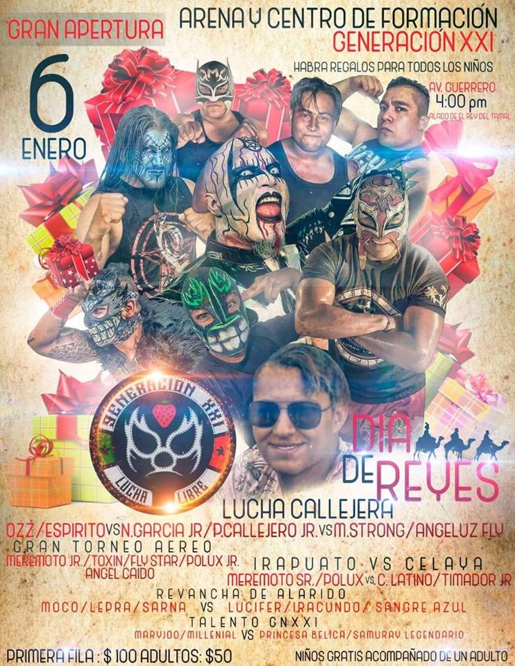 Te presentamos los eventos de lucha libre de la primera semana de 2019.