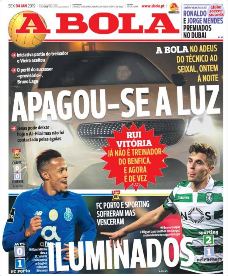 Las portadas deportivas más destacadas del mundo.