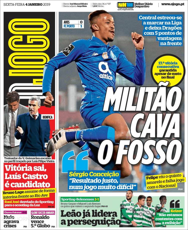Las portadas deportivas más destacadas del mundo.