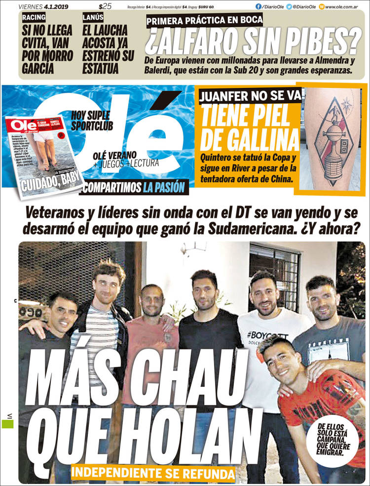 Las portadas deportivas más destacadas del mundo.