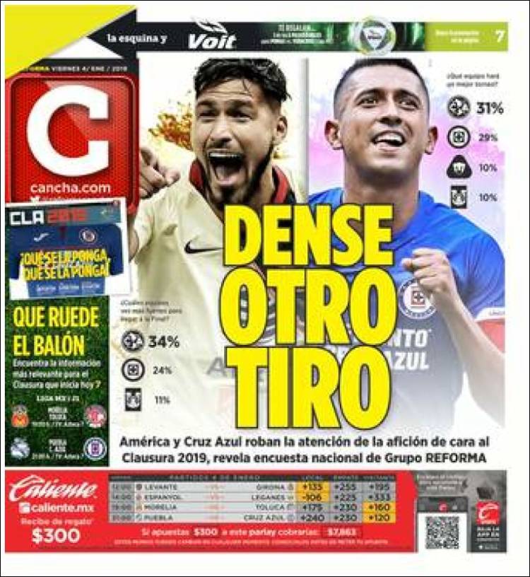 Las portadas deportivas más destacadas del mundo.