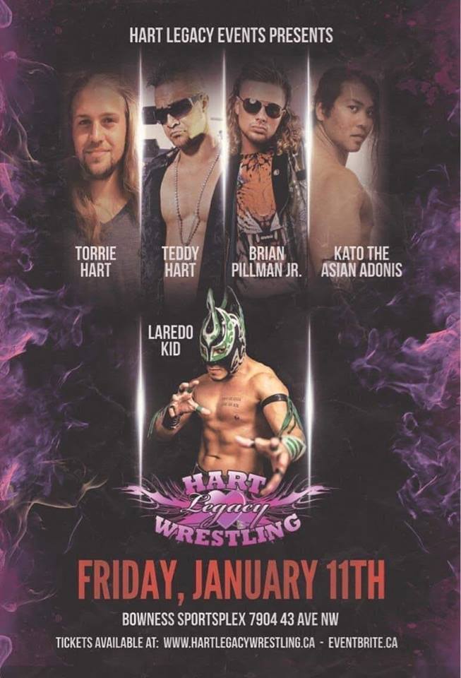 Carteleras de lucha libre del 9 al 15 de enero de 2019.