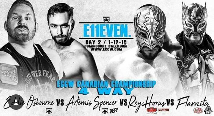 Carteleras de lucha libre del 9 al 15 de enero de 2019.
