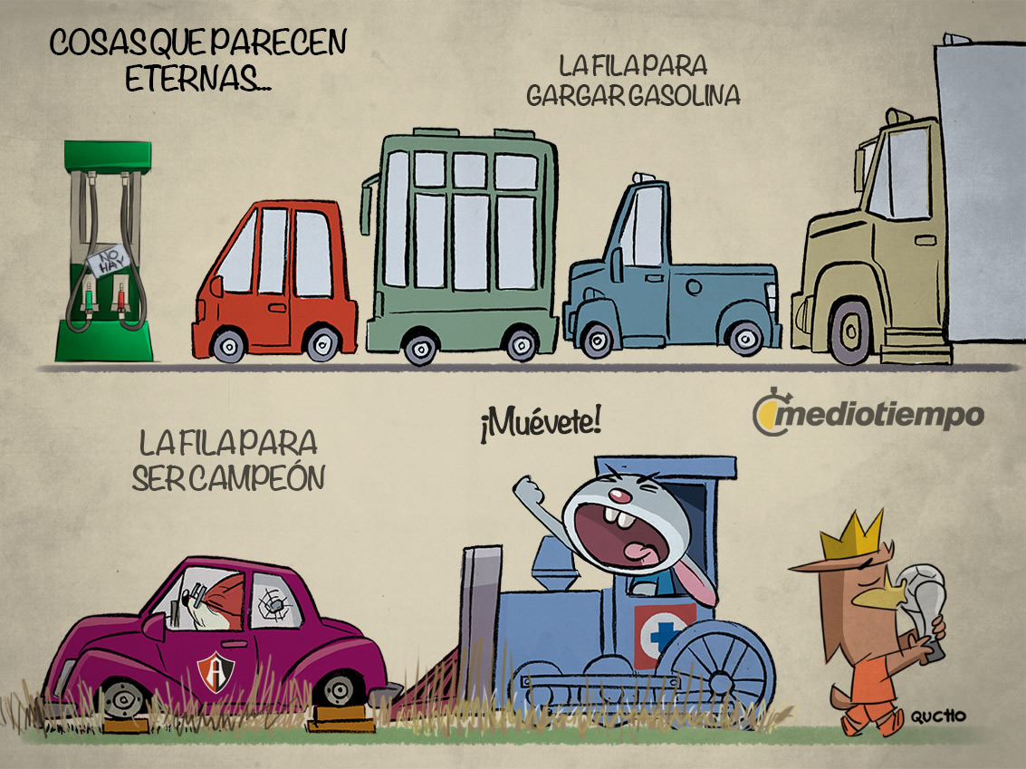 Hay cosas más largas que las filas para gasolina... ¿verdad Cruz Azul?