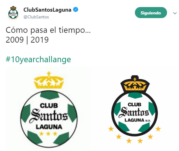 El #10yearchallenge inundó las redes sociales de los famosos.