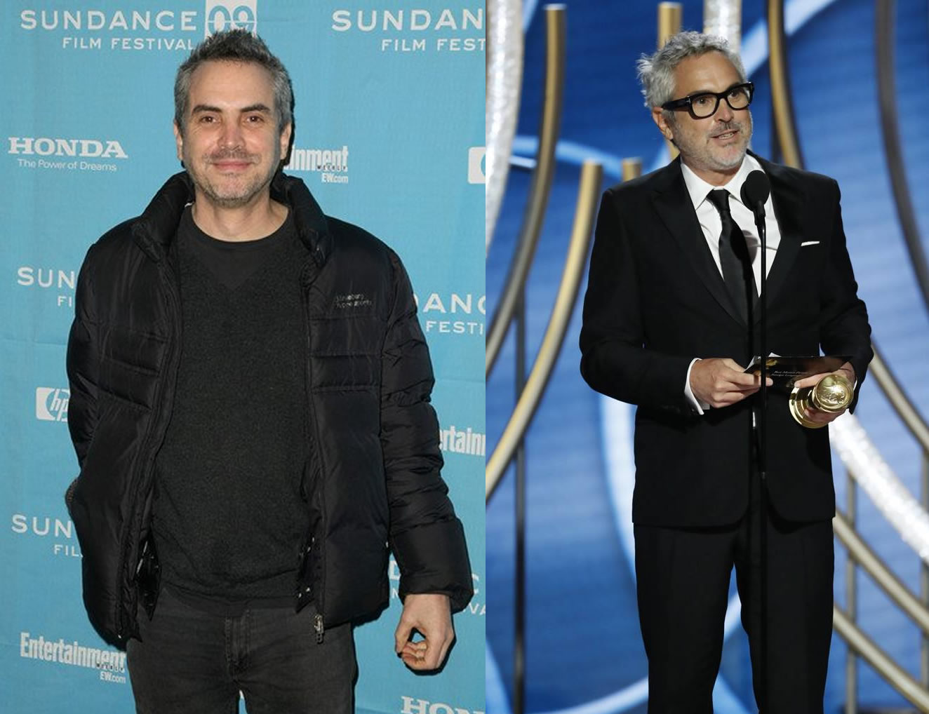 El #10yearchallenge inundó las redes sociales de los famosos.