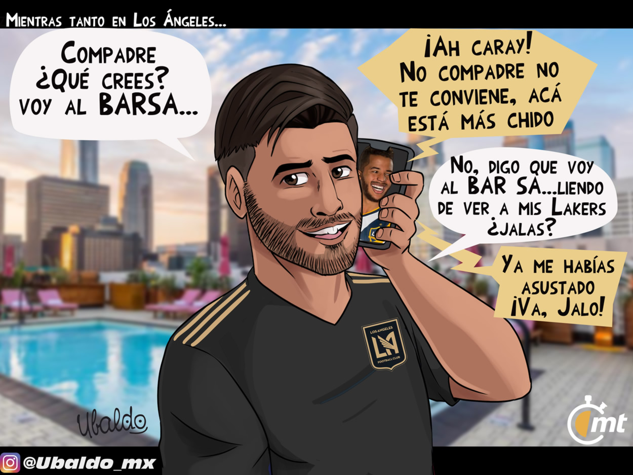 Mientras tanto Carlitos Vela...