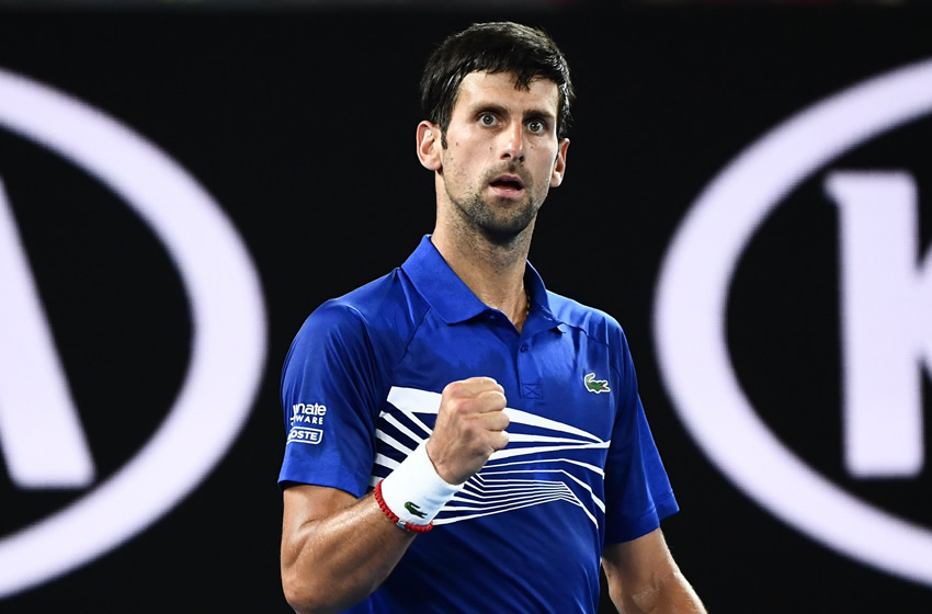 Novak Djokovic se mantiene en lo presupuestado en el Abierto de Australia. Foto: @AustralianOpen