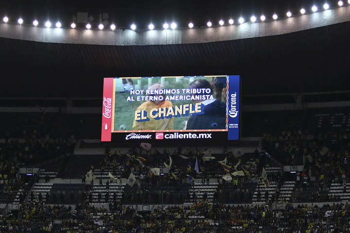 América venció 3-0 a Pachuca en la cancha del Estadio Azteca; realizó homenaje a Chespirito. (Foto: Imago7)