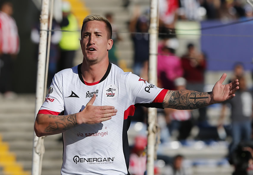 Lobos BUAP cayó 2-3 en cas ante Necaxa en la Jornada 3 del Clausura 2019. (Foto: Imago7)