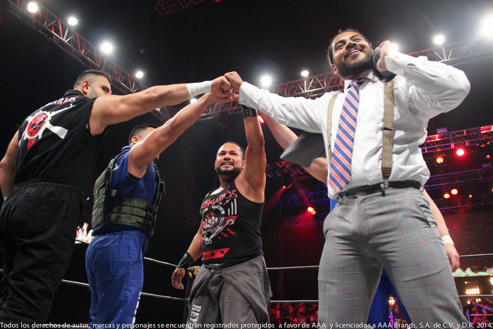 Los Mercenarios se unieron a Blue Demon. (Foto: AAA)