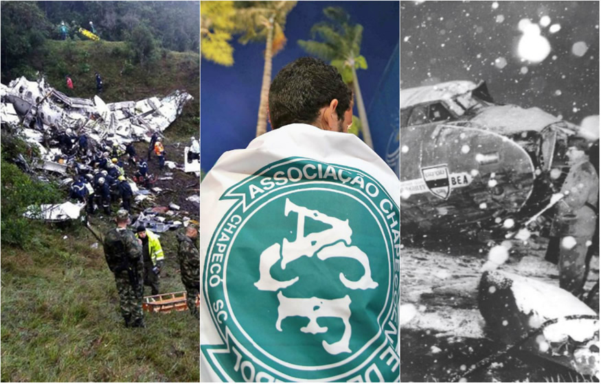 El futbol se ha visto afectado por los accidentes aéreos.