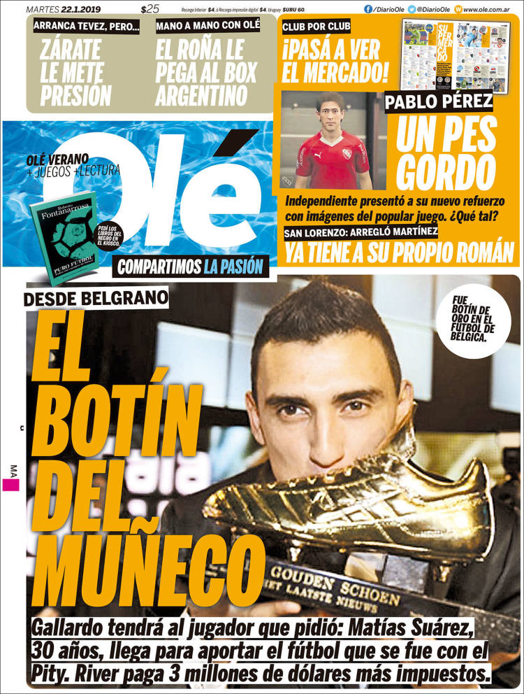Las mejores portadas deportivas en el Mundo... Galería.
