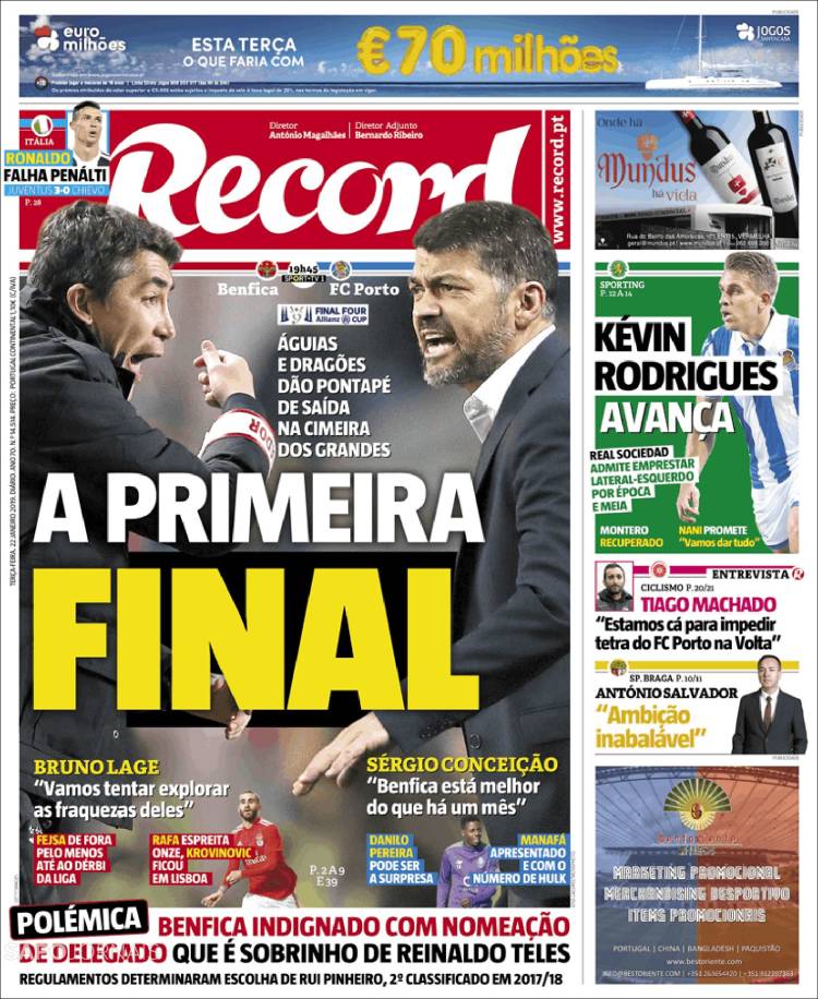 Las mejores portadas deportivas en el Mundo... Galería.
