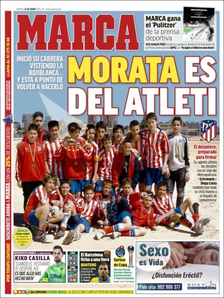Las mejores portadas deportivas en el Mundo... Galería.
