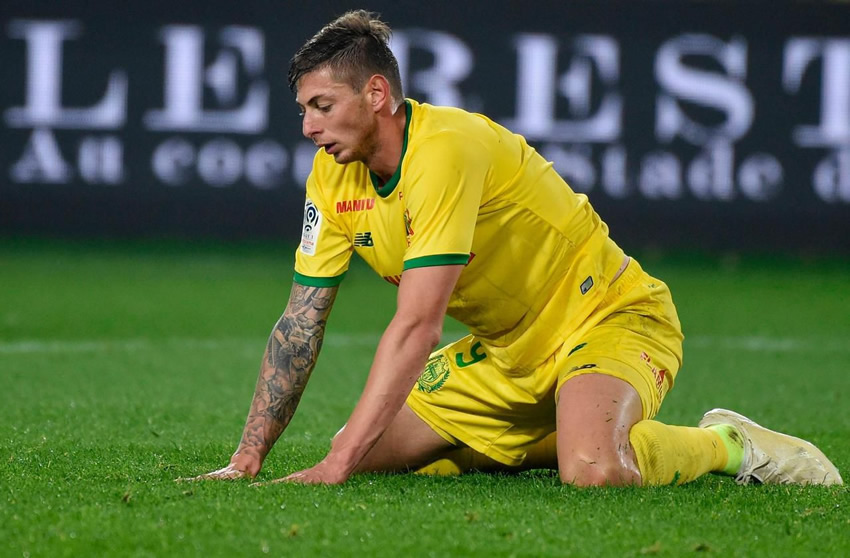 Se reporta como desaparecido el avión que transportaba al futbolista argentino Emiliano Sala  rumbo a Cardiff, procedente de Nantes. Foto AFP