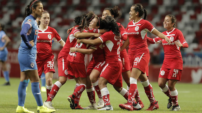 Toluca Femenil vs. Cruz Azul Femenil (2-1); Resumen y goles; C2019