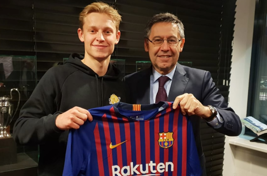 Así presentó el Barcelona al holandés a través de sus redes sociales. (Barcelona)