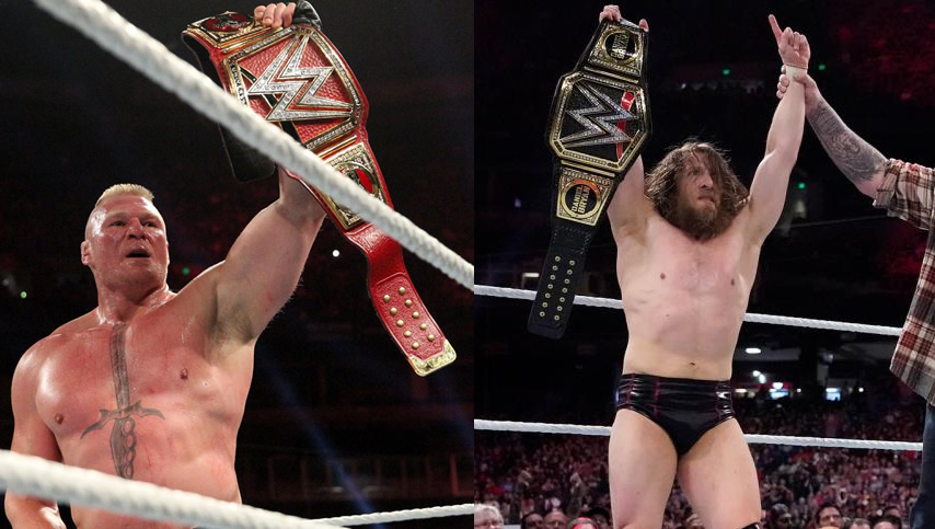 Lesnar y Bryan concervarons sus títulos. (Foto: WWE)
