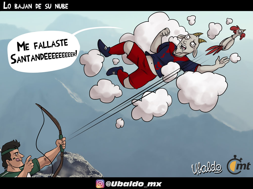 Lo bajan de su nube
