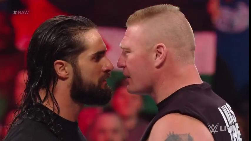 Rollins no le tiene miedo a Brock Lesnar. (Foto: WWE)