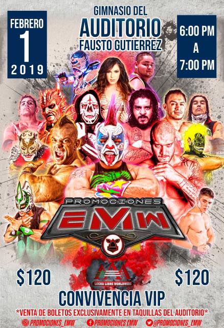 Carteleras lucha libre del 30 de enero al 5 de febrero.