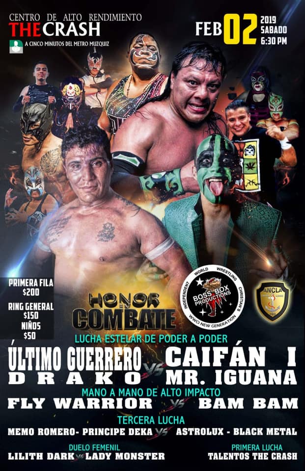 Carteleras lucha libre del 30 de enero al 5 de febrero