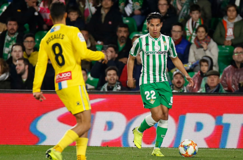 Lainez en acción. (Betis)