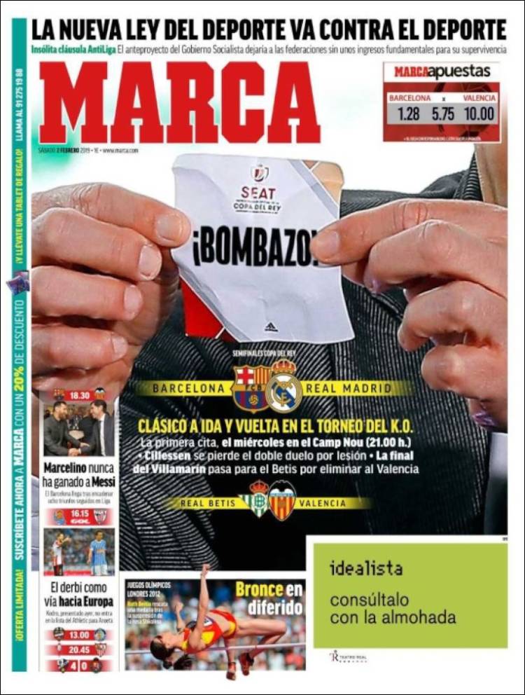 Las mejores portadas deportivas están en El Papelón.