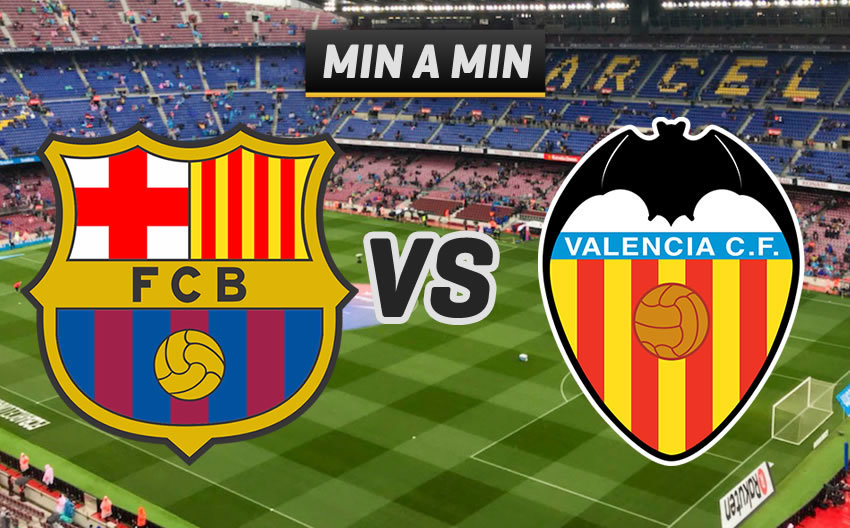 Barcelona vs Valencia EN VIVO y Minuto a Minuto Jornada 22 Liga Españo