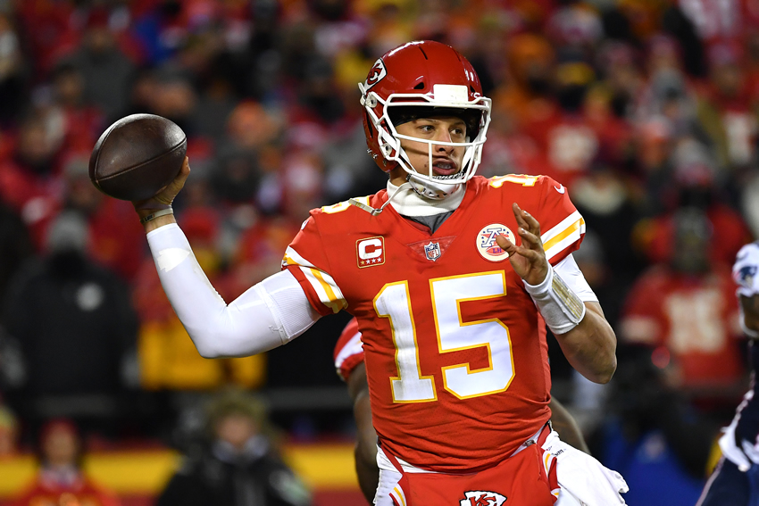 Mahomes fue elegido el Jugador Más Valioso (MVP) y Ofensivo del Año. (Foto: AFP)