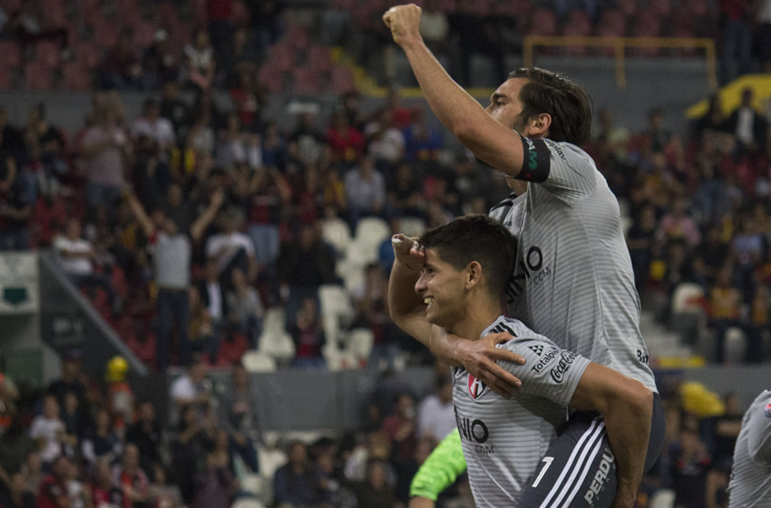 El goleador de Atlas, Facundo Barceló, se lució con un doblete. (Imago7)