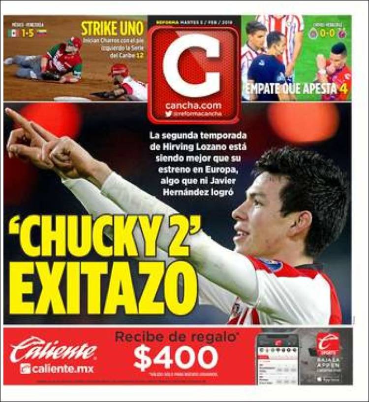Las portadas deportivas más destacadas del mundo.