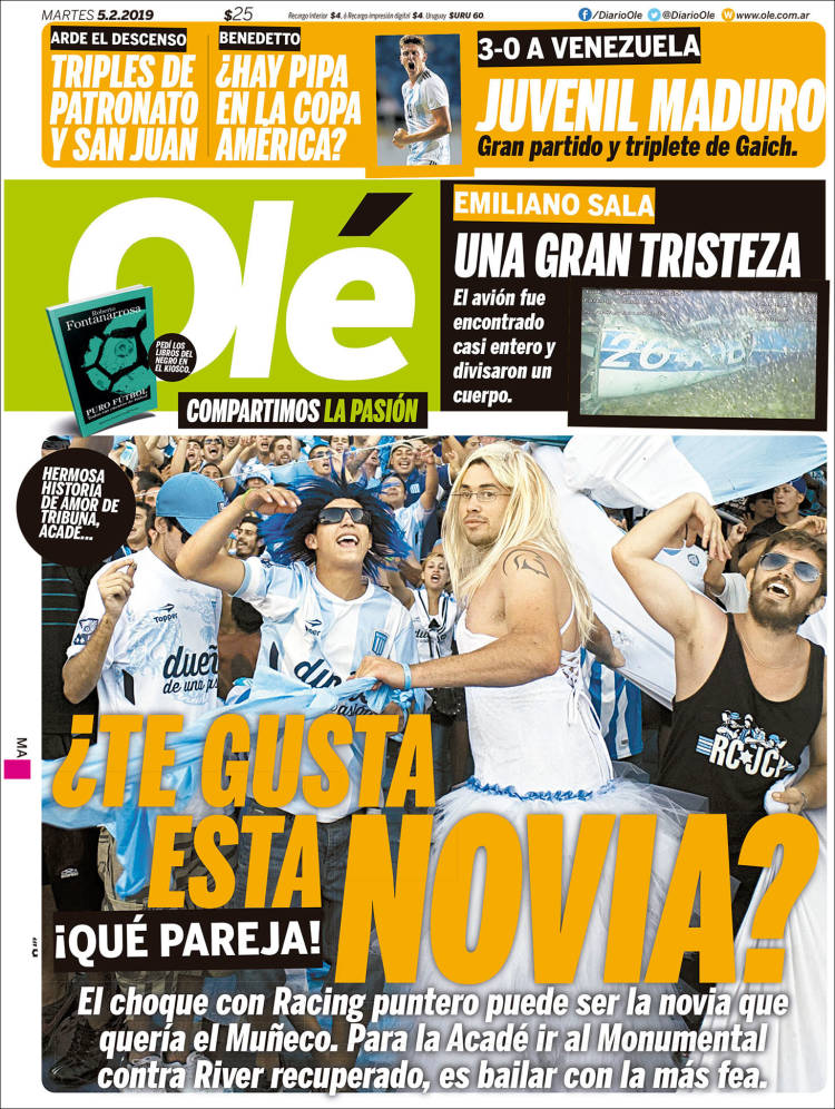 Las portadas deportivas más destacadas del mundo.