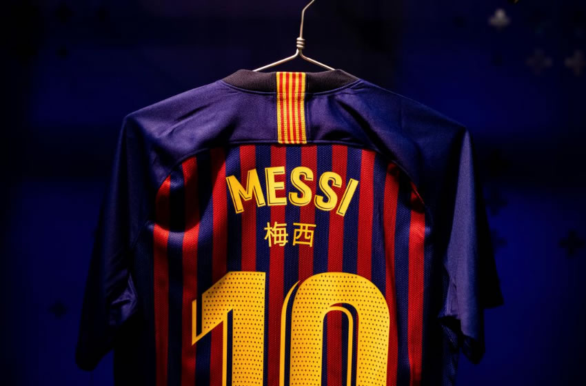 Así luce le jersey del argentino. (Barcelona)