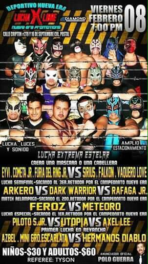 Eventos de lucha libre por todos lados.