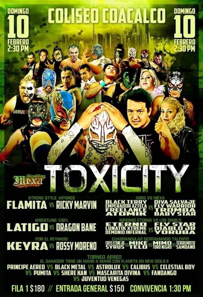 Eventos de lucha libre por todos lados.