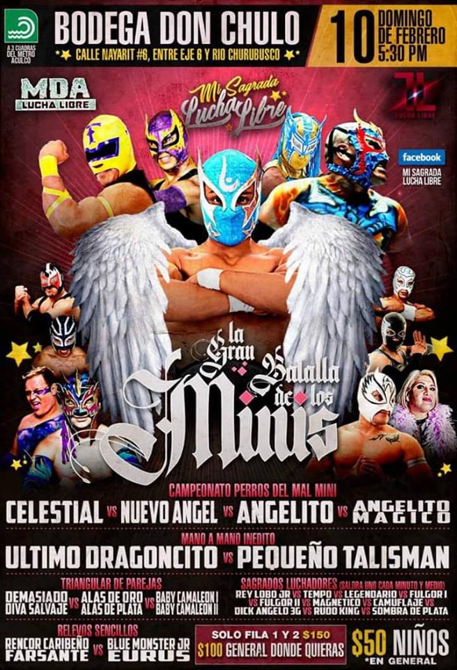 Eventos de lucha libre por todos lados.