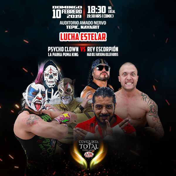 Eventos de lucha libre por todos lados.