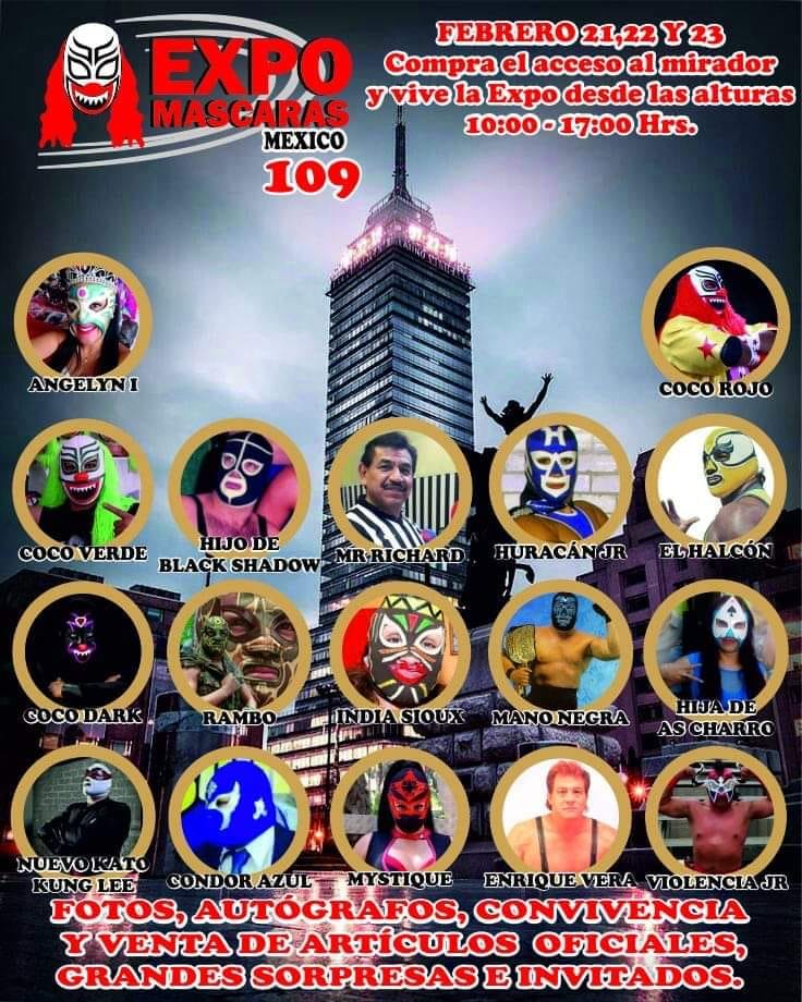 Eventos de lucha libre por todos lados.