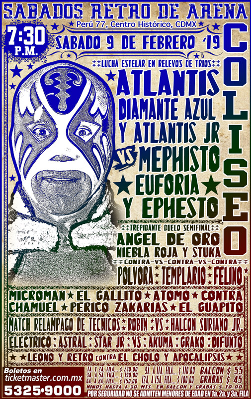 Eventos de lucha libre por todos lados.
