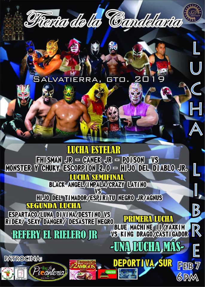 Eventos de lucha libre por todos lados.