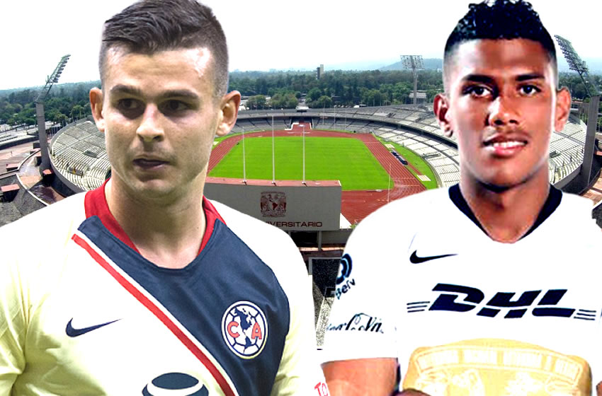 Nicolás Benedetti y Jeison Angulo se reencontrarán en Pumas-América